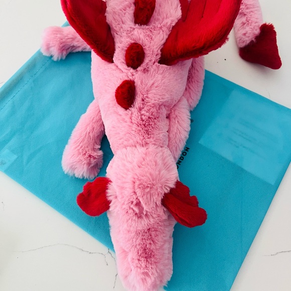 Jellycat Heart Dragon-Authentic,BNWT - Picture 2 of 8